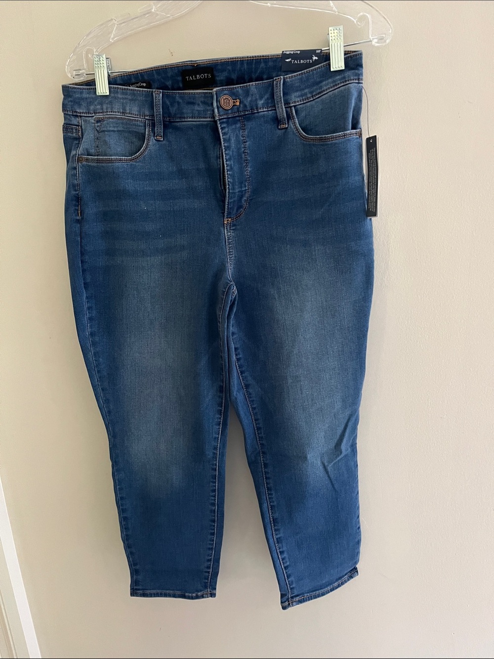 Talbots Dark Blue Cropped Slim Jeans